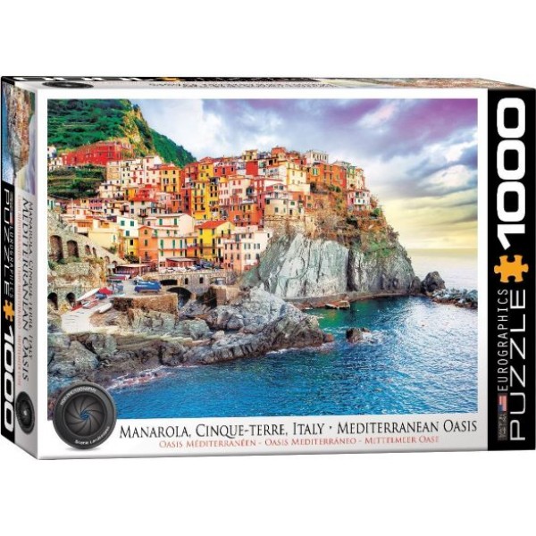 Włochy, Cinque Terre-Manarola (1000el.) - Sklep Art Puzzle